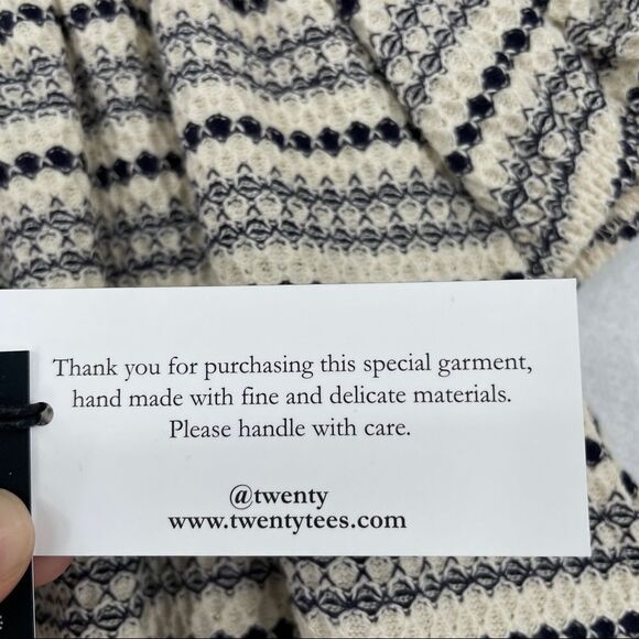 Twenty Anthropologie Elastic Waist Top NWT L - Picture 6 of 10